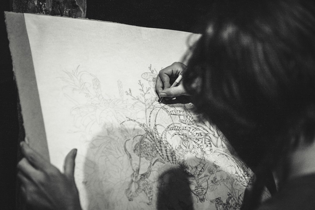 Creative Process for Abstract Art Fashion