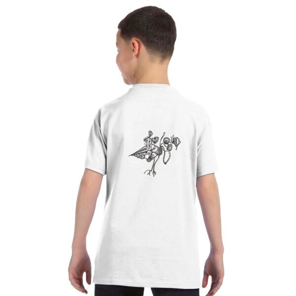 Kids Abstract Bird T-Shirt - Le style artistique rencontre le confort quotidien – Image 3