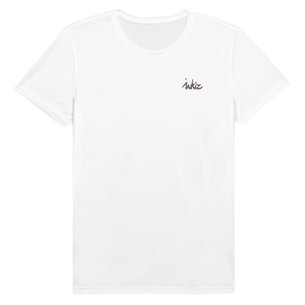 Performance Unisex T-Shirt – Abstract Pyromaniac Creature | White