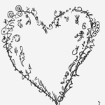 Navigate to Scribbed heart