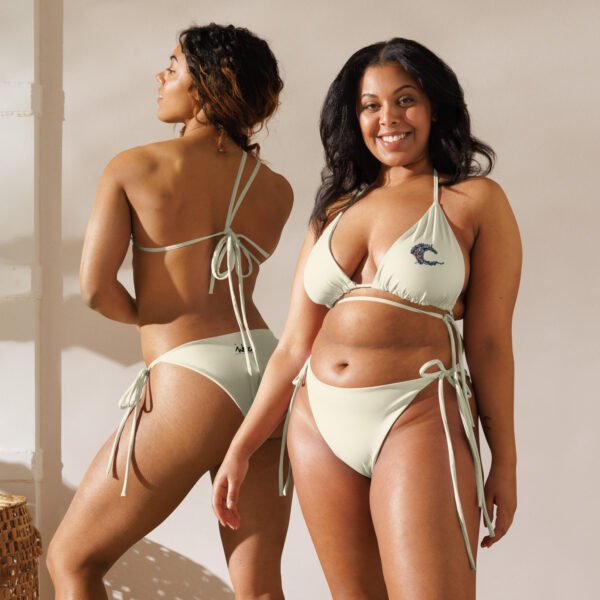 String Bikini – Wavy Neon - Image 4