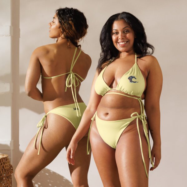 String Bikini – Wavy Neon - Image 4