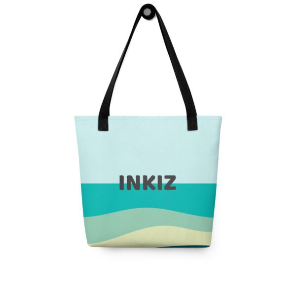 Abstract Running Character – Beach Tote Bag - Image 2