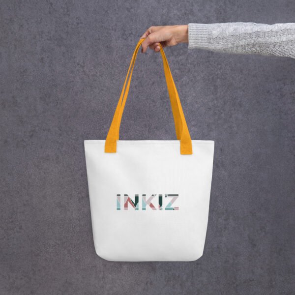 Neon Wave Tote Bag – Abstract Coastal Vibes - Image 5