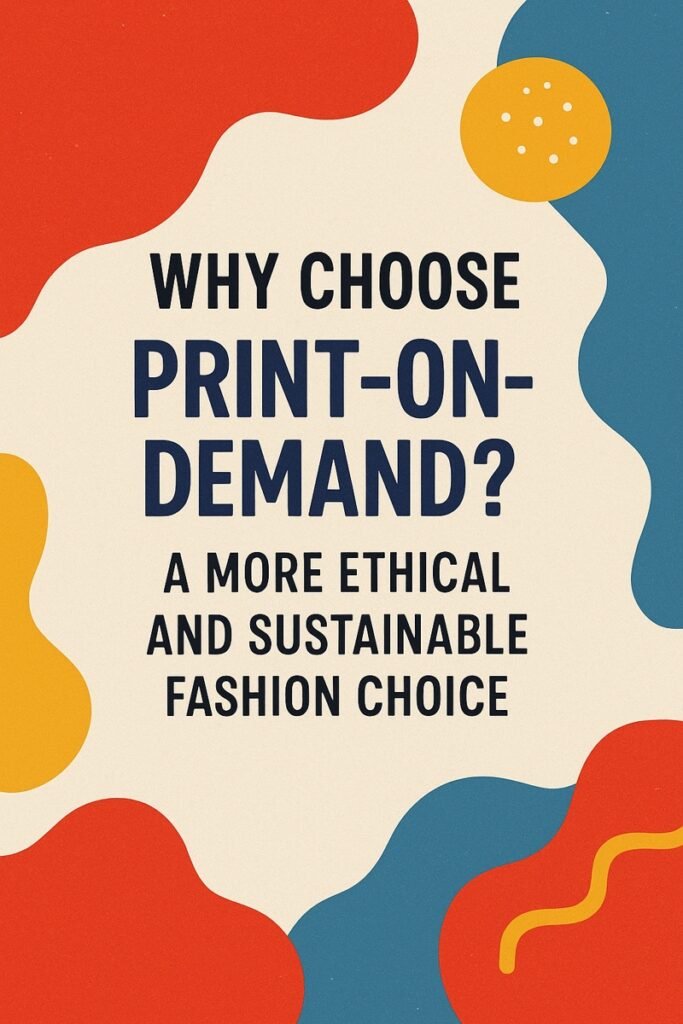 print-on -demand more ethical fashion choice