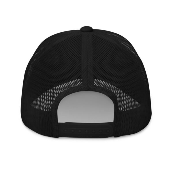 Blue Wave Embroidered Trucker Hat – Coastal Vibe - Image 4