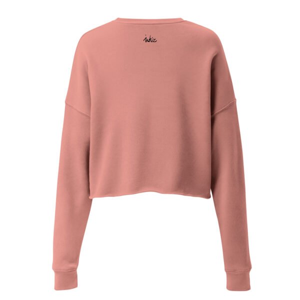 Cropped Sweatshirt – Angry Couple Abstract Print - Image 6