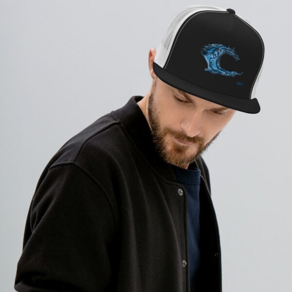 Casquette Trucker stylisée - Neon Wave – Image 3